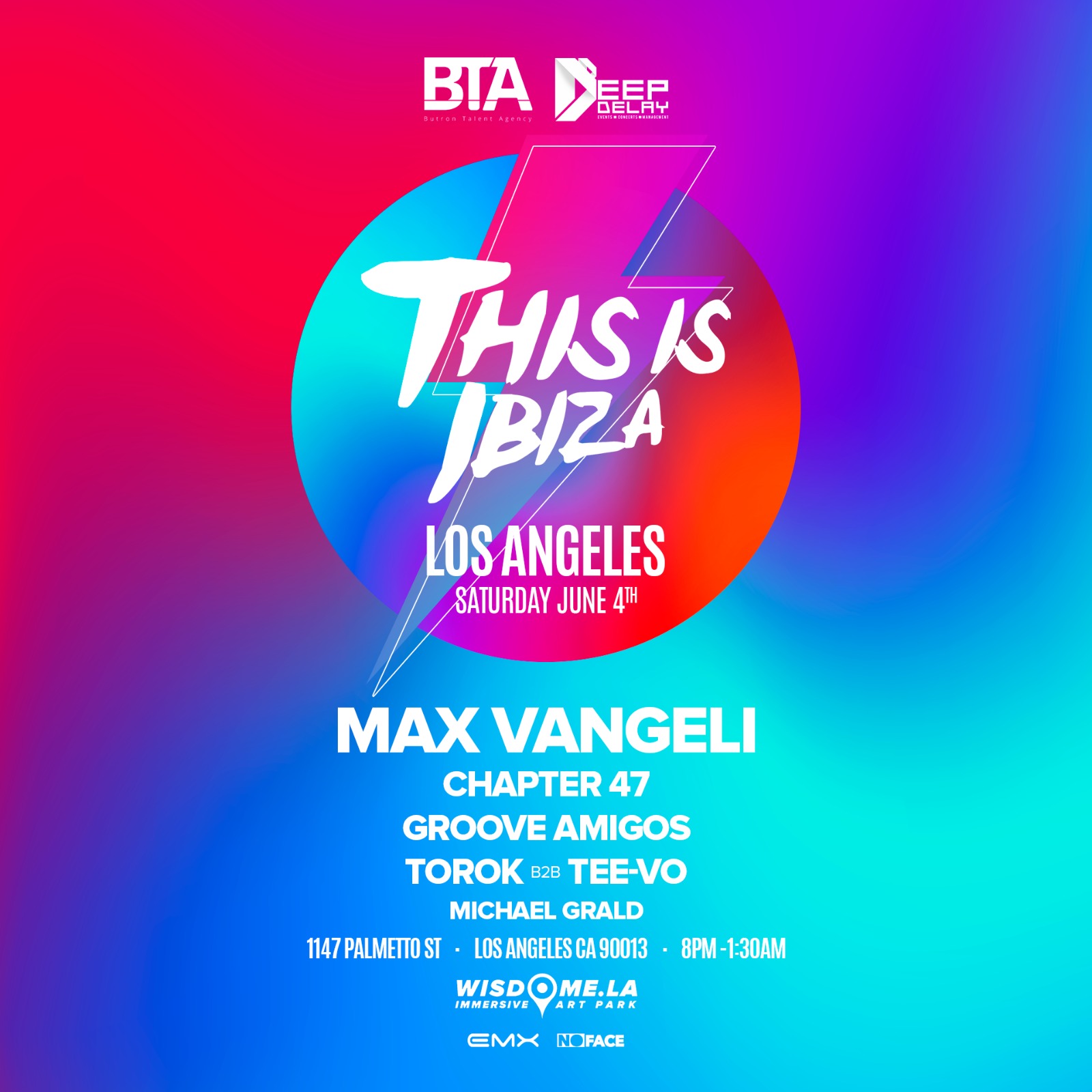 DEEP DELAY RETURNS TO THE USA WITH THIS IBIZA IN LA