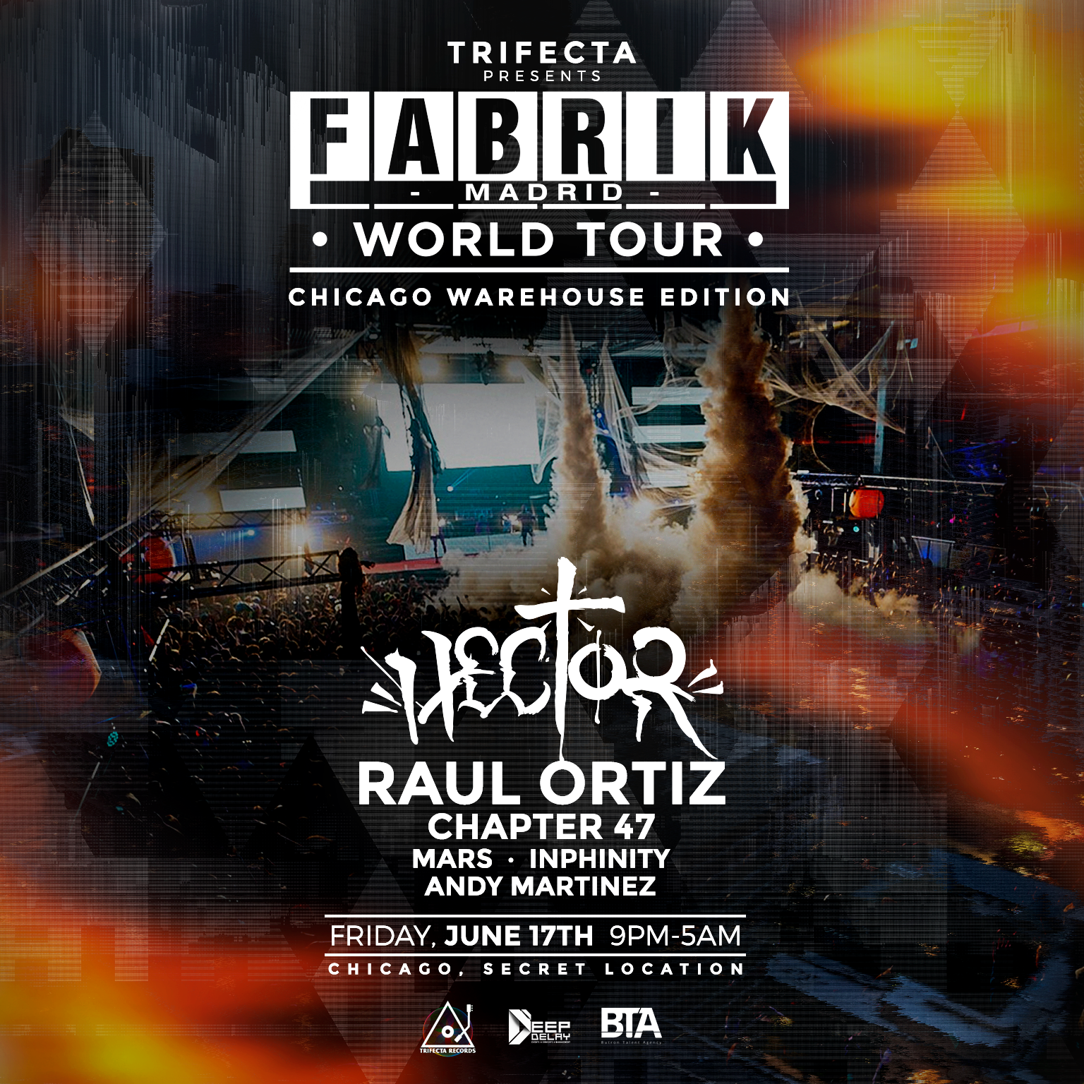 DEEP DELAY BRINGS TO THE FIRST TIME TO THE USA FABRIK MADRID’S WORLD TOUR